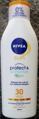 NIVEA SUN Protect & Sensitive Sun Lotion SPF 30