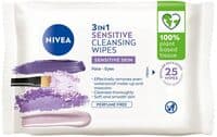 NIVEA Sensitive Cleansing Wipes 25 stk