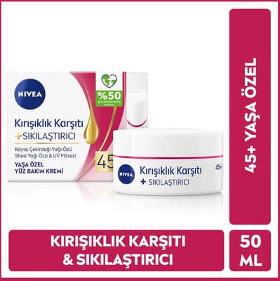 NIVEA Anti-Wrinkle + Firming Day Cream 45+