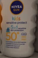 kids sensitive protect 5 in 1 SPF50+ solspray