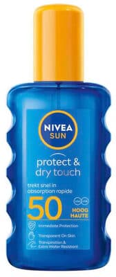 NIVEA Sun Protect & Dry Touch SPF50 Transparante Zonnebrandspray