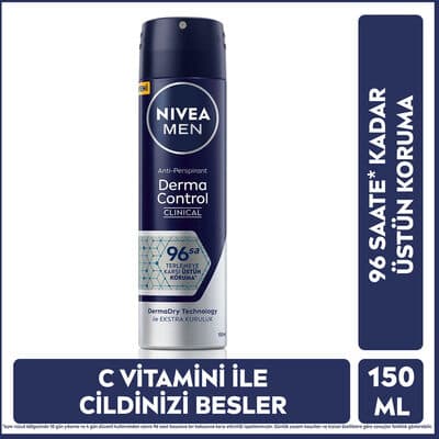 Nivea Men Derma Control Clinical Erkek Deodorant Sprey 150 ml