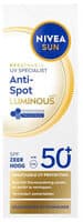 NIVEA Sun Breathable Uv Specialist Luminous630 Anti-Spot SPF50+ Zonnefluïde