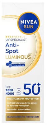 NIVEA Sun Breathable Uv Specialist Luminous630 Anti-Spot SPF50+ Zonnefluïde