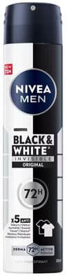 NIVEA Men Black & White Invisible Original Antitranspirant Spray