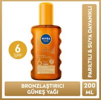 Nivea Sun Bronzlaştırıcı Vücut Güneş Yağı 200 ml