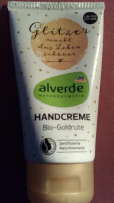 Glitzer Handcreme