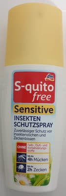 S-quito free Sensitive Insekten Schutzspray