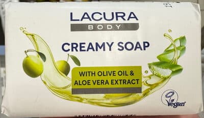 Creamy Soap with olive oil & aloe vera extract