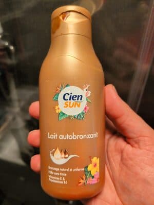 lait autobronzant