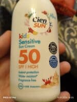 Cien sun kid sensitive sun cream 50SPF