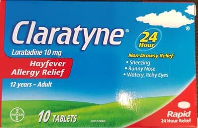 Claratyne hayfever allergy relief