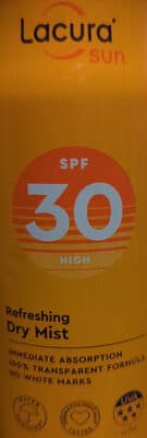 SPF 30 High, Refreshing Dry Mist