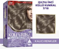 Wella Koleston 7 Kit Sonsuz Işıltılı Küllü Tonlar 7/18 Işıltılı İnci Küllü Kumral