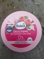 Deocreme mit Natron und Zink
