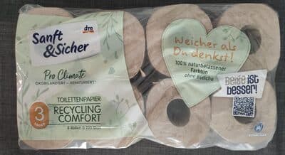 Toilettenpapier Recycling Comfort