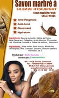SAVON MARBRE A LA BAVE D'ESCARGOT
