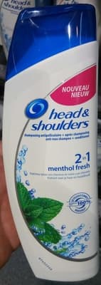 Shampooing antipelliculaire + après-shampooing 2 in 1 Menthol Fresh
