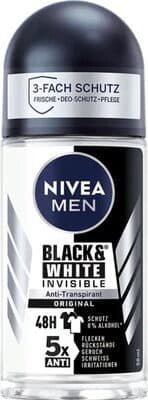 Deo Black & White Invisible