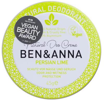 Ben & Anna Persian Lime Deodorantcrème in Blik