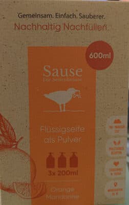Flüssigseife als Pulver