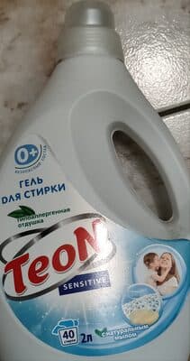 гель для стирки teon sensitive с натуральным мылом