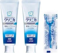 CLINICA Advantage Gel Toothpaste (for electric toothbrushes) (Pack of 2) + CLINICA ADVANTAGE Dental Floss Y-Type