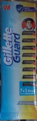 Gillette Guard Razor Blades (7+1 Free Cartridges)