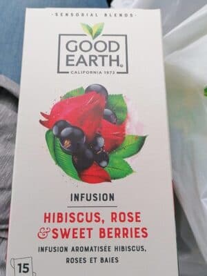 GOOD EARTH THÉ HIBISCUS ROSE ET FRUITS ROUGES