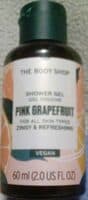 pink grapefruit shower gel