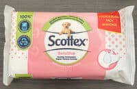 Sensitive wet toilet wipes