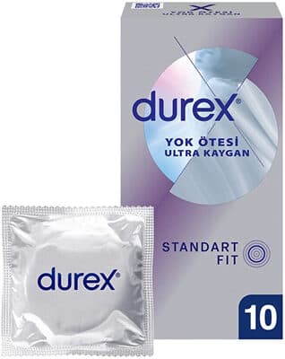 Durex Yok Ötesi Ultra Kaygan Prezervatif 10'lu