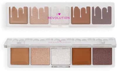 Mini chocolate eyshadow palette, white vanilla cream