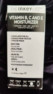 Vitamin B, C and E moisturizer