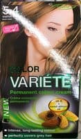 Crème colorante permanente Color Variété Brun Noix
