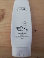 Goat's milk hand cream