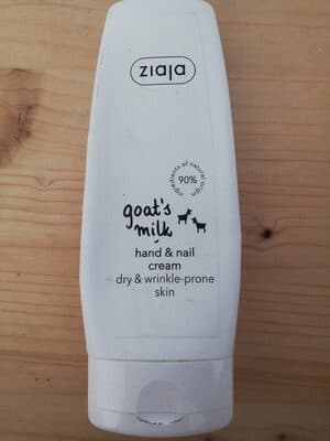 Goat's milk hand cream