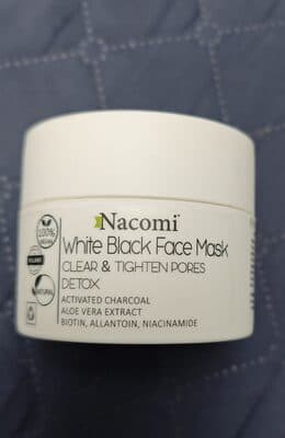 White Black Face Mask