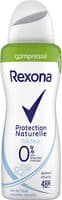Rexona Déodorant Femme Spray Antibactérien Protection Naturelle Fraîcheur 48H 100ml