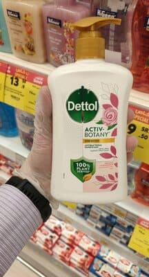 Dettol antibacterial hand wash Rose Water 400ml