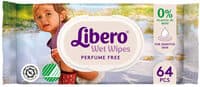 Wet wipes, perfume free