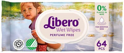 Wet wipes, perfume free