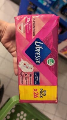 Libresse Ultra+ wings maandverband big pack
