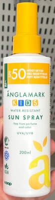 Kids Water Resistant Sun Spray, SPF50