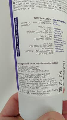 Crème de Douche relaxante