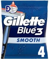 Blue 3 Høvel Smooth Engangs 4stk Gillette