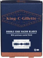 King C Gillette Barberblader Double Edge 10 blader