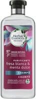 Champú purificante fresa blanca y menta dulce