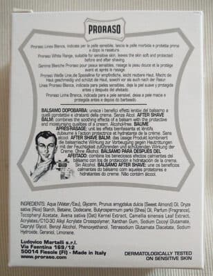 After Shave Balm (Sensitive Skin, with Green Tea and Oatmeal)