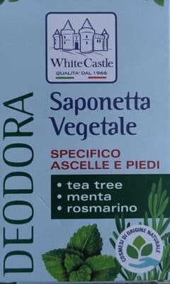 Saponetta vegetale specifico ascelle e piedi